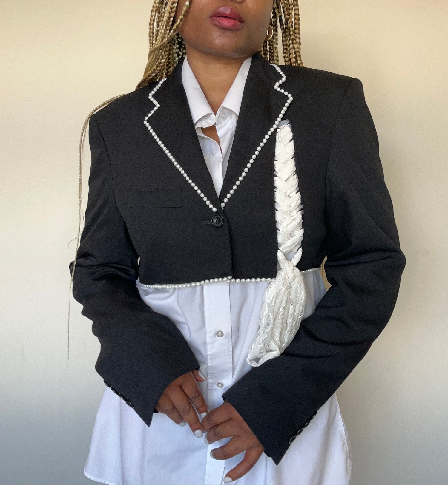 Upcycled Cropped Blazers & Sets