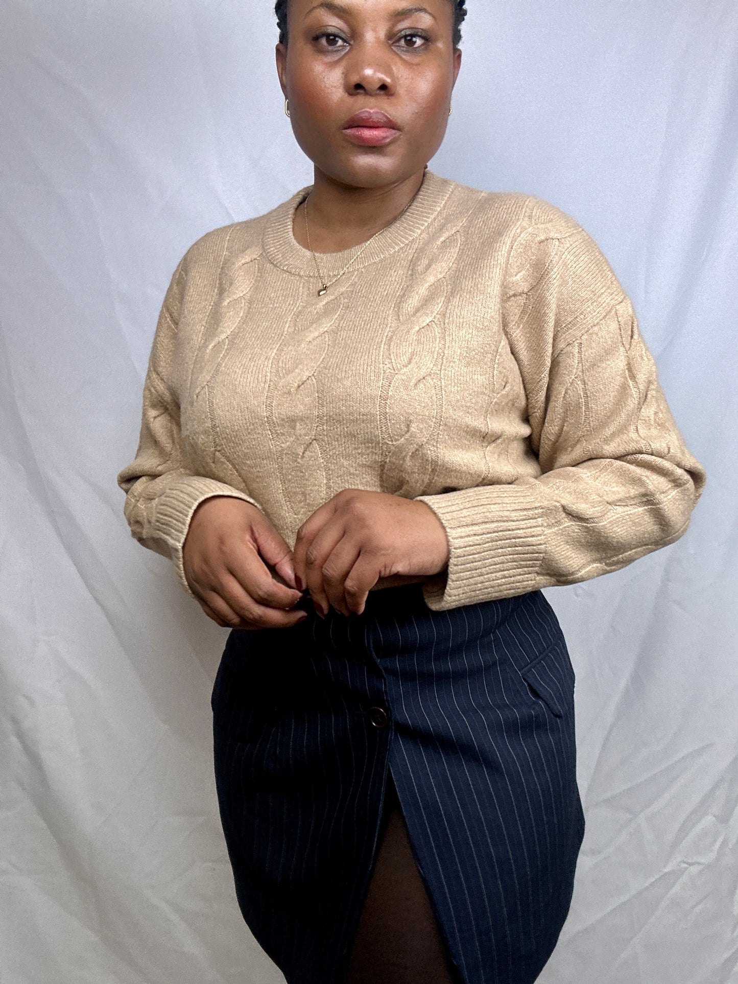 The Signature Upcycled Cropped Blazer Set