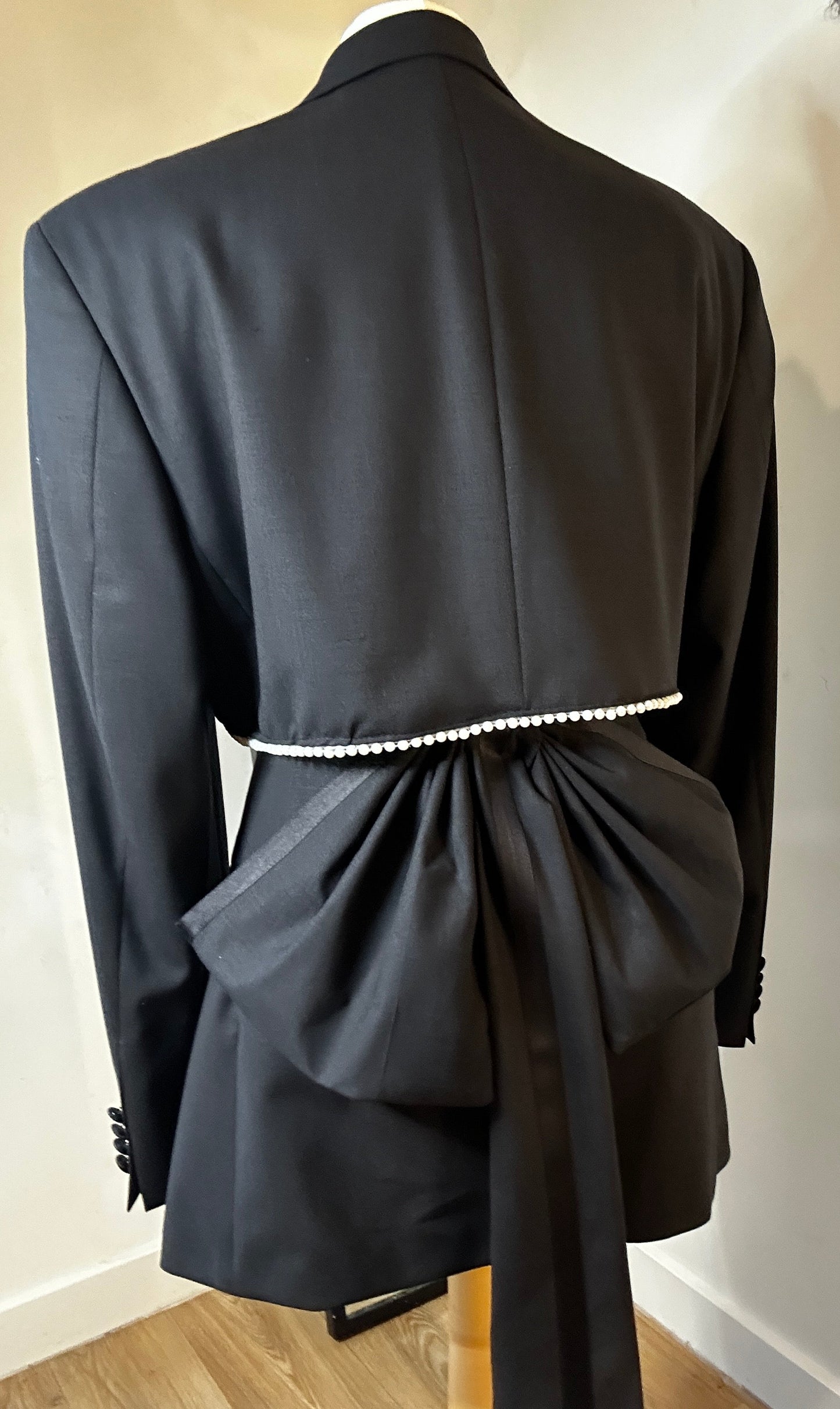 The Signature Upcycled Cropped Blazer Set