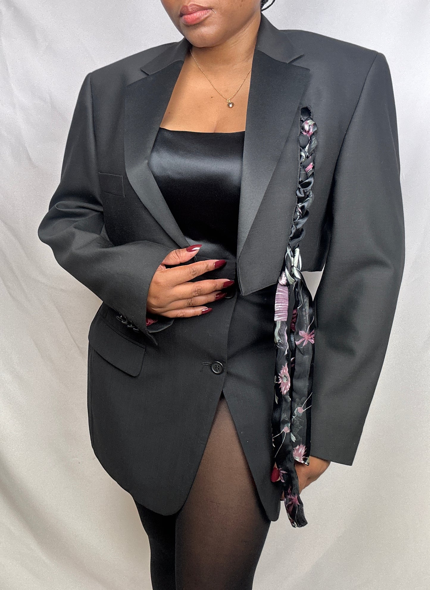 The Signature Upcycled Cropped Blazer Set